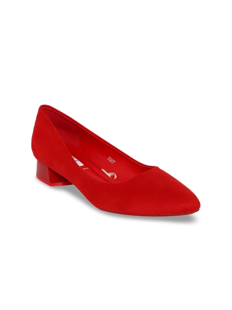 

ELLE Women Red Solid Ballerinas