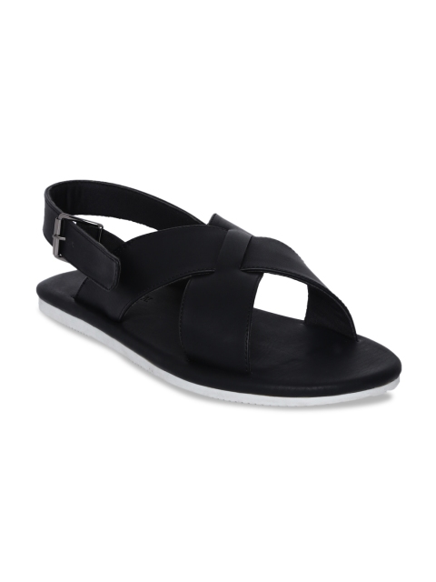 

U.S. Polo Assn. Men Black Solid Comfort Sandals
