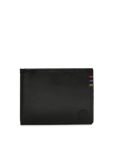 

STYLER KING Men Black Solid Two Fold Wallet