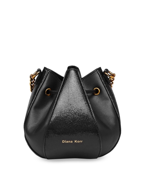 

Diana Korr Black Solid Hobo Bag