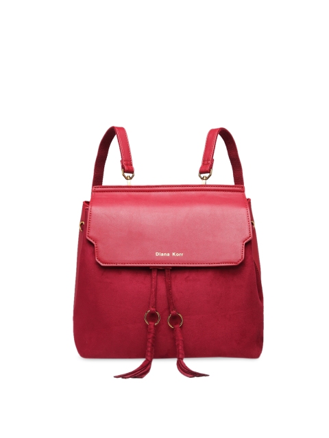 

Diana Korr Women Red Solid Backpack