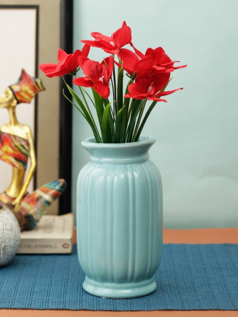 

Aesthetic Home Solutions Blue Textured Vase
