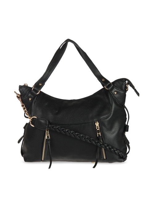 

red pout Black Solid Handheld Bag