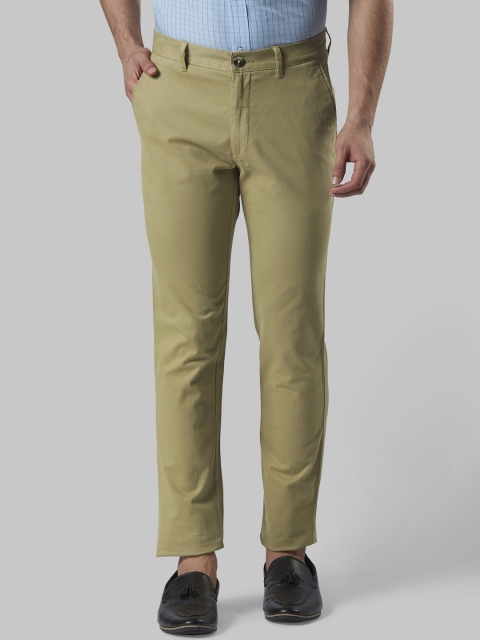

Next Look Men Khaki Regular Fit Solid Regular Trousers