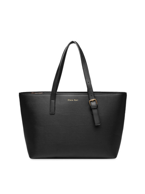 

Diana Korr Black Solid Handheld Bag
