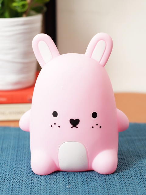 

Aesthetic Home Solutions Sitting Pink Rabbit Showpice