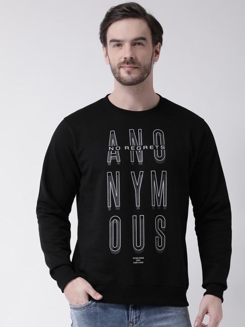 

COBB Men Black Printed Sweatshirt