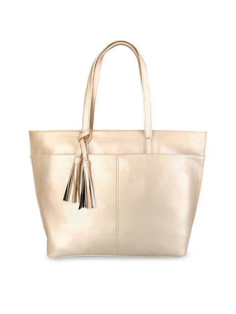 

Toteteca Gold-Toned Solid Shoulder Bag