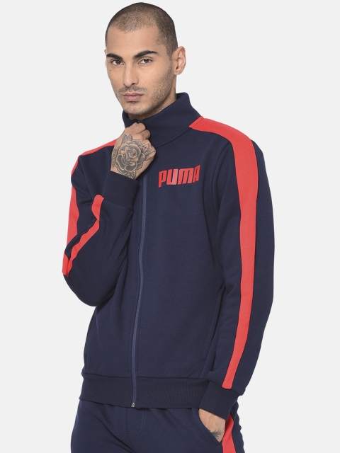

Puma Men Blue Colourblocked Sporty Jacket