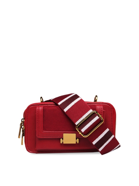 

Diana Korr Maroon Solid Sling Bag
