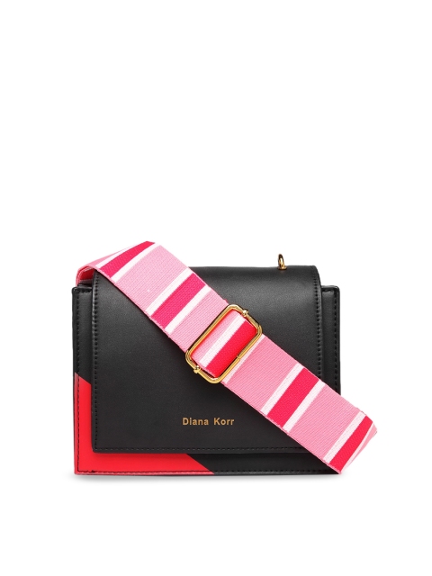

Diana Korr Black Solid Sling Bag