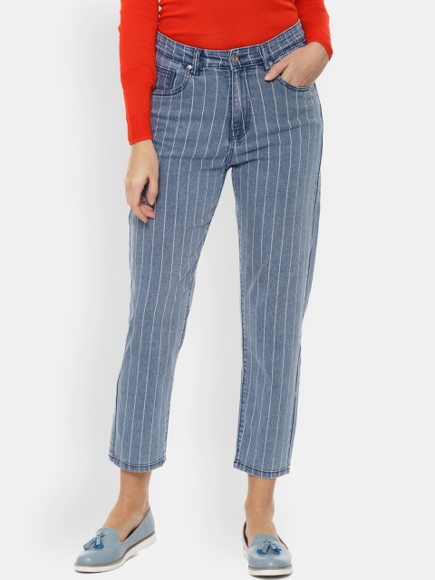

People Women Blue Regular Fit Jeans