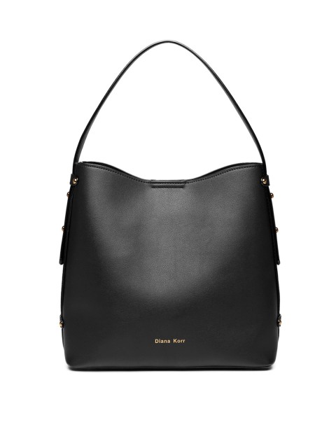 

Diana Korr Black Solid Hobo Bag