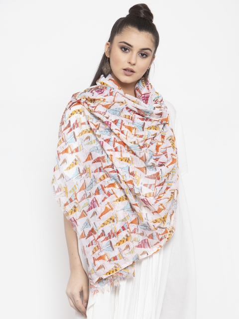 

J Style Women Multicoloured Printed Stole, Multi