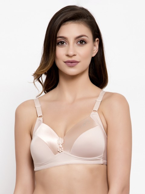 

Friskers Beige Solid Underwired Lightly Padded Push-Up Bra OO-707-09