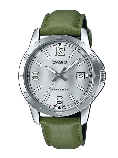 

CASIO Enticer Men Silver-Toned Analogue Watch A1742 MTP-V004L-3BUDF