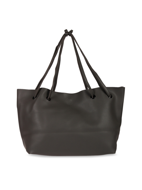

red pout Grey Solid Shoulder Bag