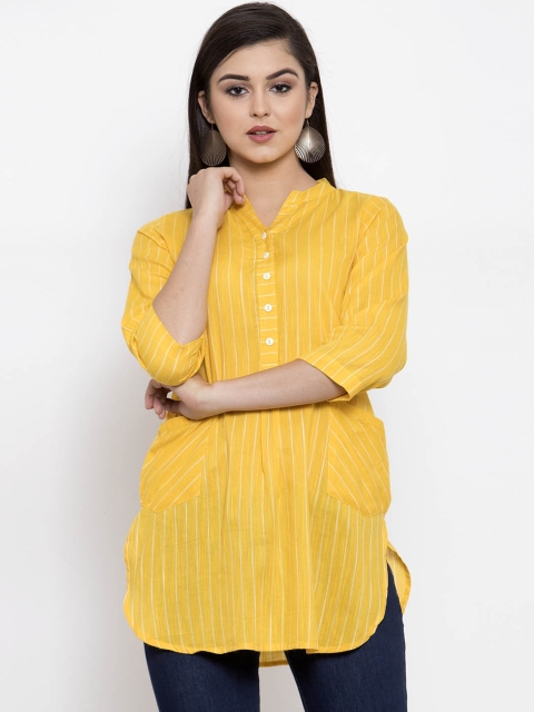 

Ayaany Women Yellow Tunic