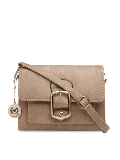 

Moedbuille Brown Solid Sling Bag