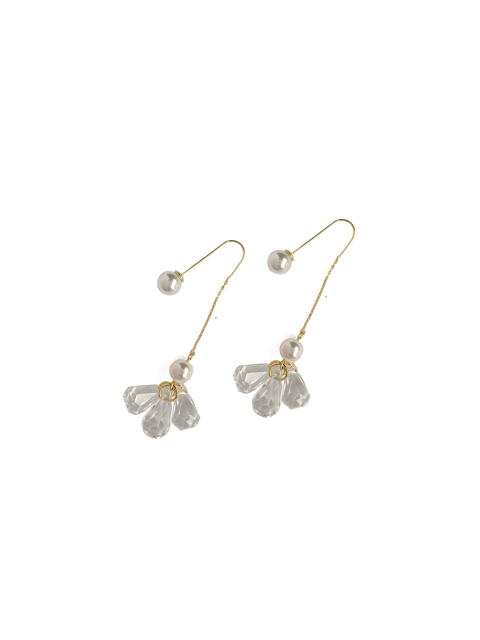 

Foxy Sperks Gold-Plated Embellished Drop Earrings