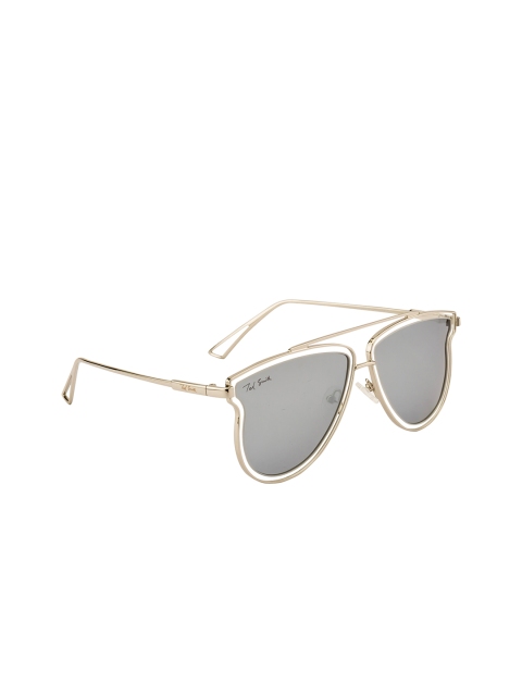

Ted Smith Unisex Aviator Sunglasses TS-1311S_C4, Silver