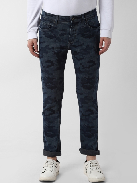 

Peter England Casuals Men Blue Slim Fit Mid-Rise Clean Look Jeans
