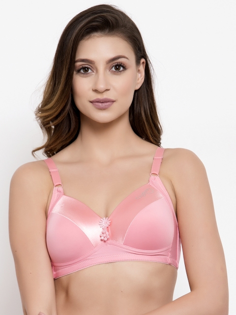 

Friskers Fuchsia Solid Underwired Lightly Padded Push-Up Bra OO-707-15