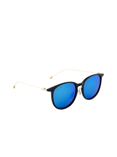 

Ted Smith Unisex Round Sunglasses TS-1286S_C4, Blue