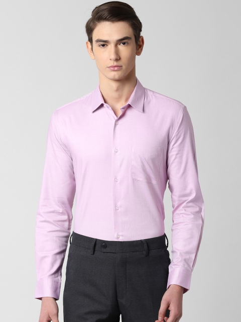 

Peter England Men Pink Regular Fit Solid Formal Shirt