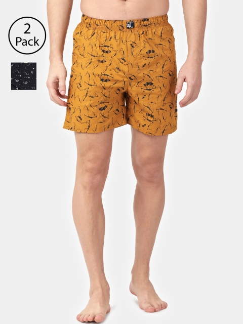 

Urban Dog Men Pack of 2 Assorted Pure Cotton Boxers UDBX167_UDBX148