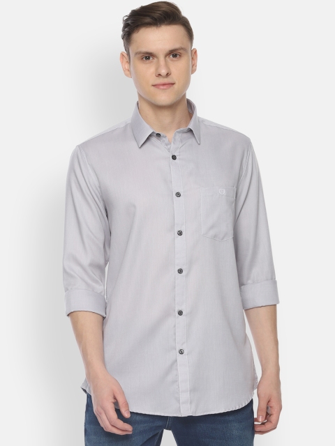 

Van Heusen Sport Men Grey Slim Fit Solid Casual Shirt