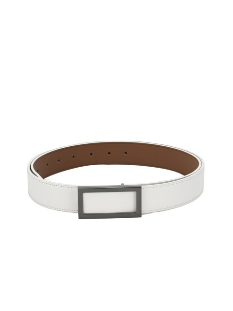 

Calvadoss Men White Solid Belt