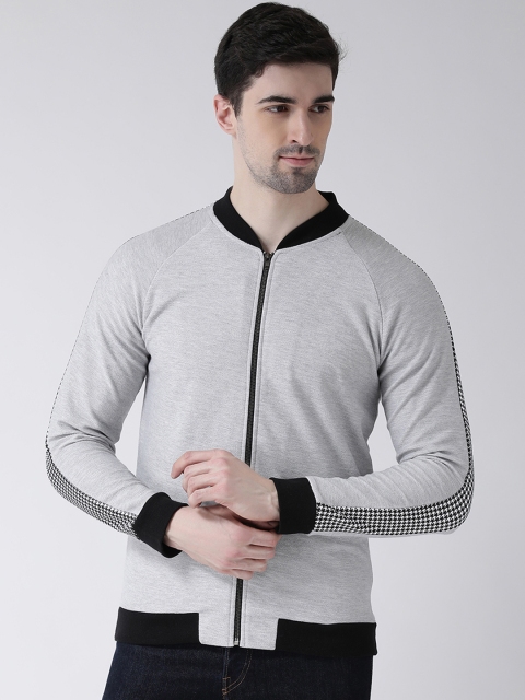 

Leo Sansini Men Grey Solid Sweatshirt