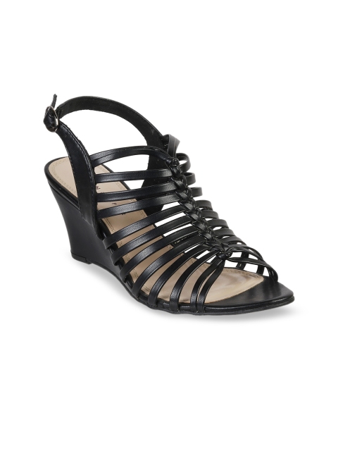 

LEMON & PEPPER Women Black Solid Heels