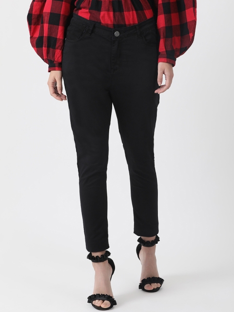 

Monte Carlo Women Black Skinny Fit Mid-Rise Clean Look Jeans