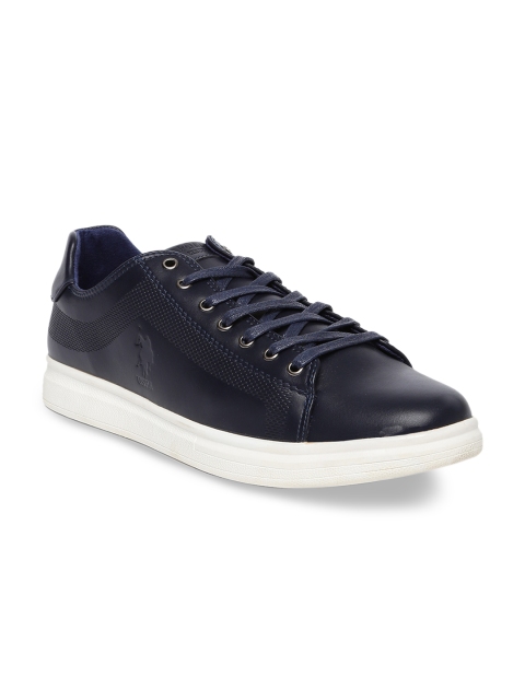 

U.S. Polo Assn. Men Navy Blue Solid Sneakers