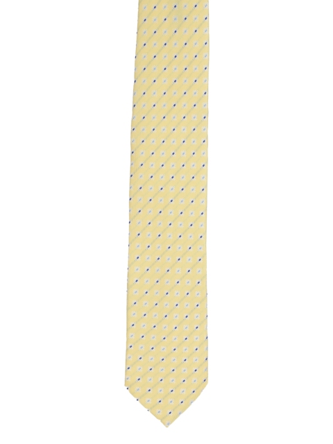 

Van Heusen Yellow & Blue Woven Design Broad Tie