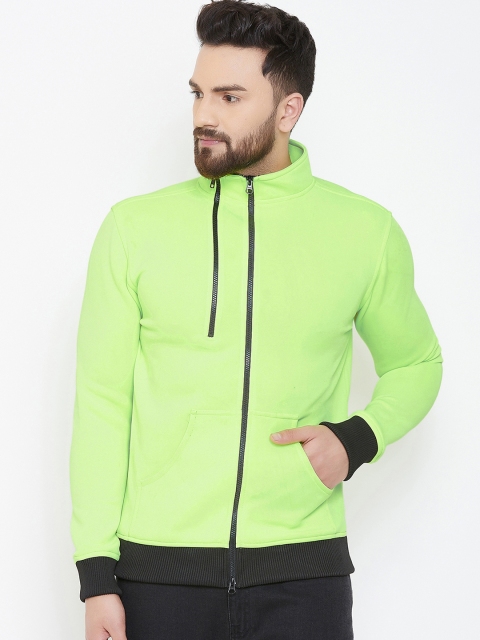 

FUGAZEE Men Fluorescent Green Solid Bomber