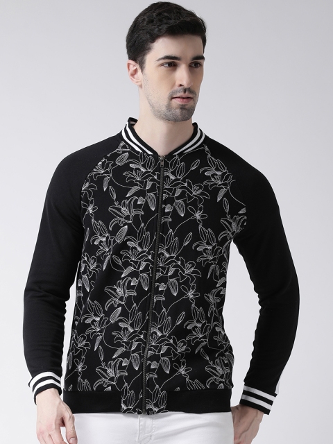 

Leo Sansini Men Black & White Embroidered Sweatshirt