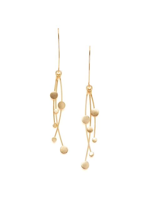 

ZeroKaata Gold-Plated Geometric Drop Earrings