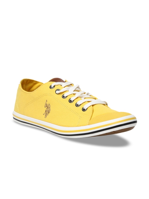 

U.S. Polo Assn. Men Yellow Sneakers