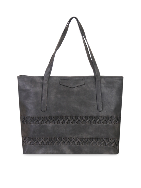 

red pout Grey Solid Shoulder Bag