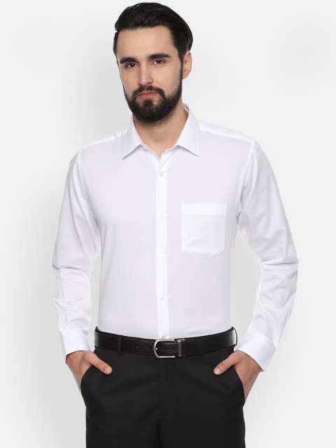

Van Heusen Men White Regular Fit Solid Formal Shirt