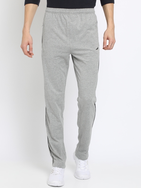 

Crocodile Men Grey Solid Slim-Fit Rapid Dry Track Pants