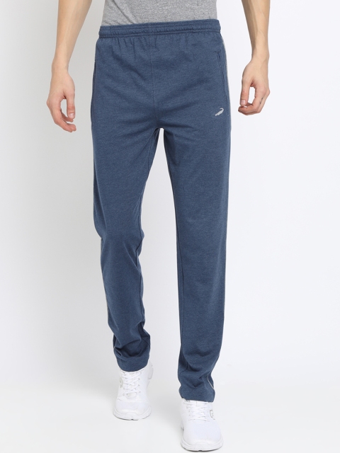 

Crocodile Men Blue Solid Slim-Fit Antimicrobial Cycling Track Pant