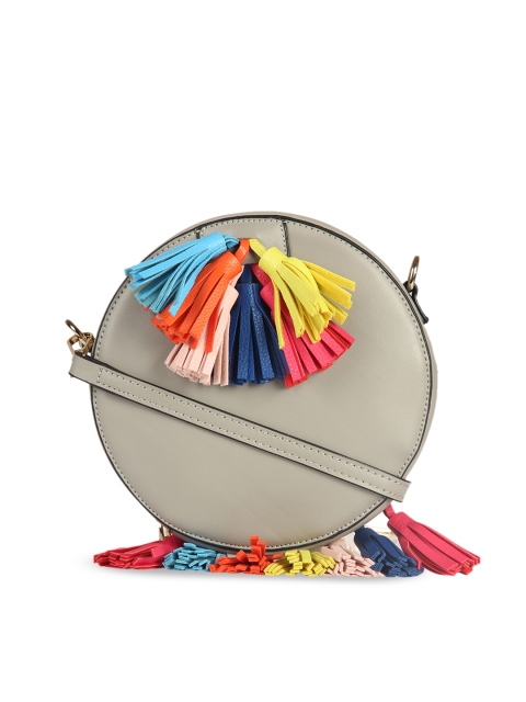 

red pout Beige Solid Sling Bag