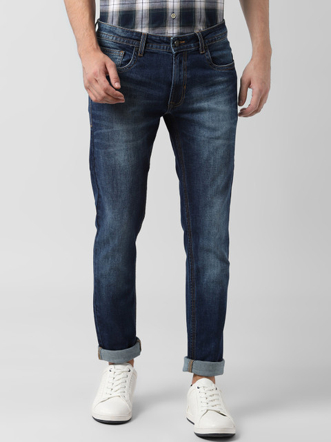

Peter England Casuals Men Blue Slim Fit Mid-Rise Clean Look Stretchable Jeans