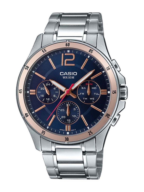 

CASIO Enticer Men Navy Blue Analogue Watch A1745 MTP-1374D-2A2VDF