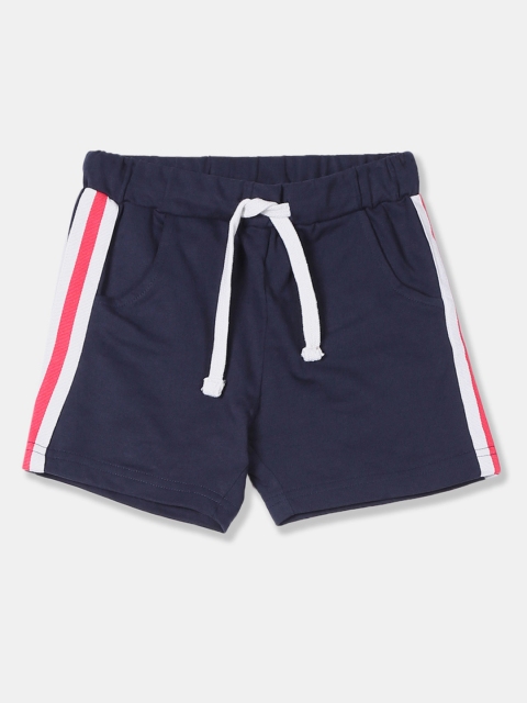 

Cherokee Girls Blue Solid Regular Fit Regular Shorts