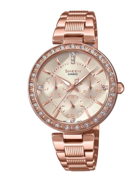 

Casio Sheen Women Rose Gold Analogue watch SH211 SHE-3068PG-4AUDF